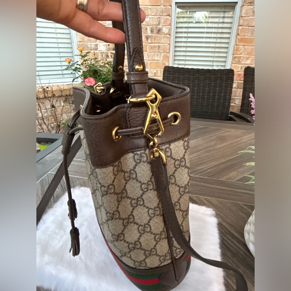 GUCCI GG Ophidia Small Bucket Bag - Picture 4 of 16